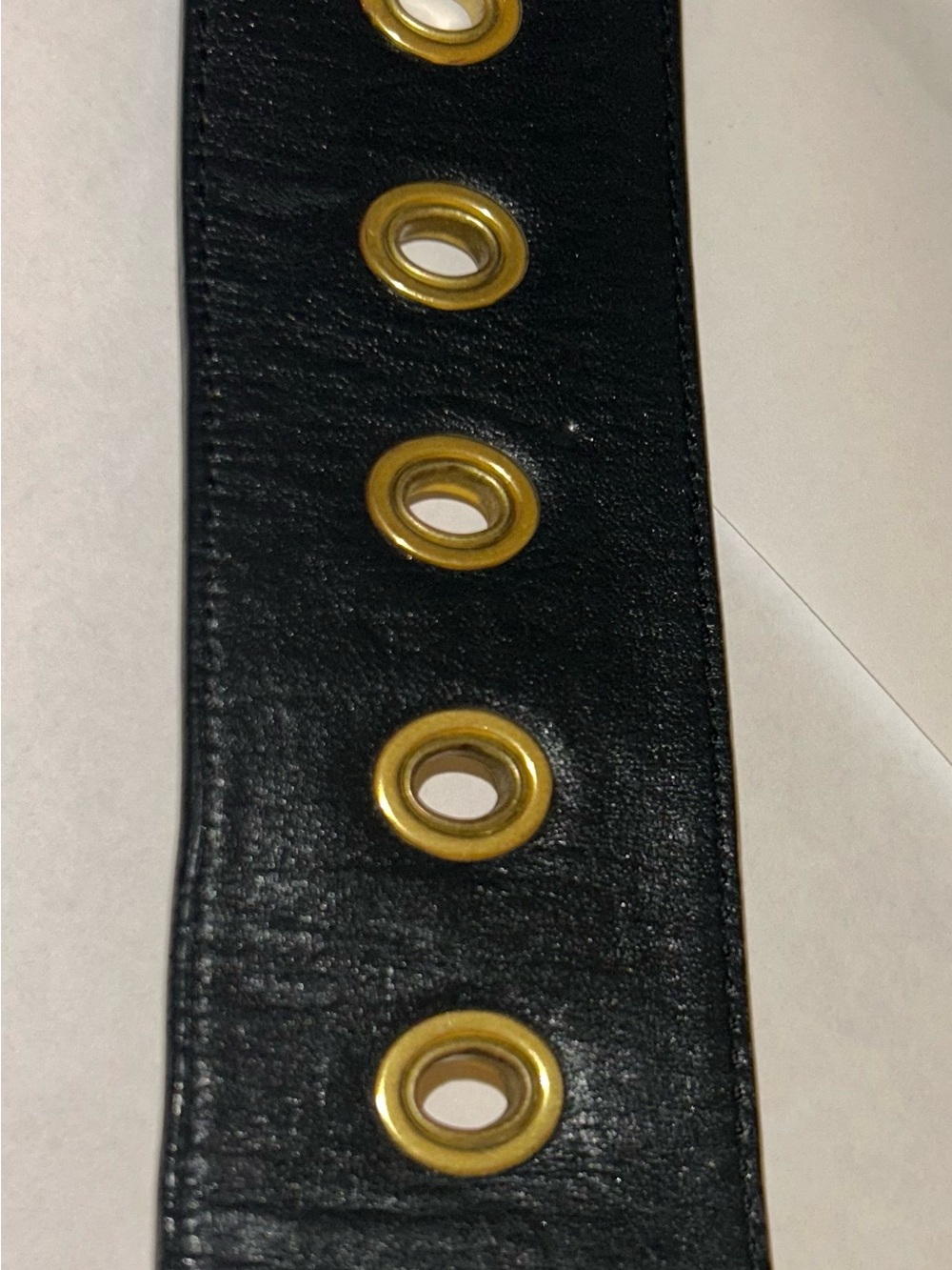 Vintage Y2K Coach Monogram Jacquard and Leather Small Chunky Belt - Picture 16 of 16